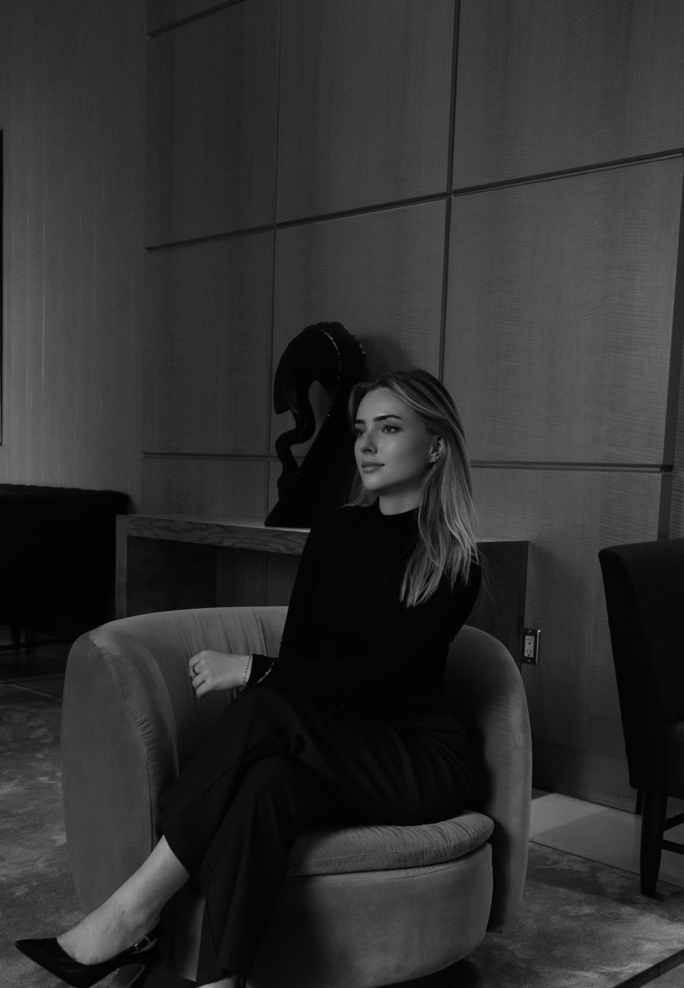 Logo on colored background